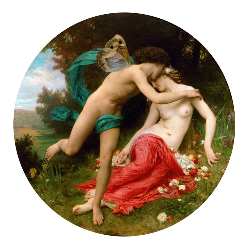  Obraz na płótnie 50x50 cm William Bouguereau Flora And Zephyr
