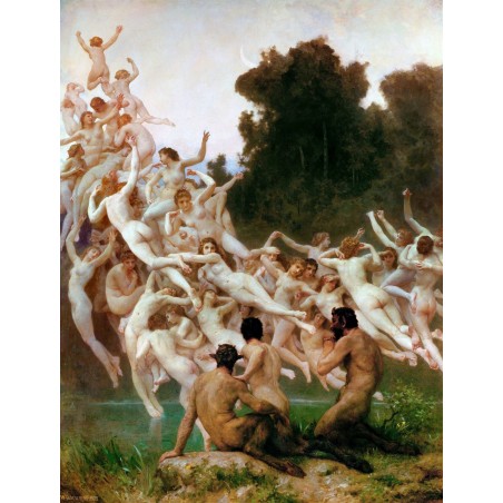  Obraz na płótnie 55x70 cm William Bouguereau Taniec nimf