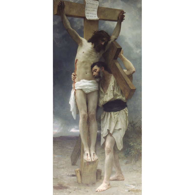  Obraz na płótnie 50x110 cm William Bouguereau Współczucie