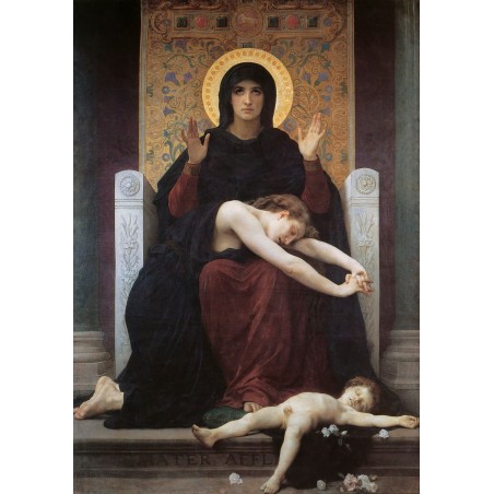  Obraz na płótnie 60x80 cm William Bouguereau Matka Pocieszycielka