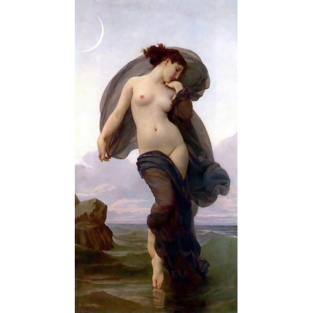  Obraz na płótnie 55x100 cm William Bouguereau Wieczorny nastrój