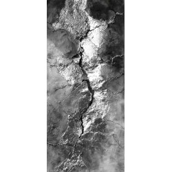  Obraz ręcznie malowany z elementami płatków srebra 50x100 cm Rozbicie