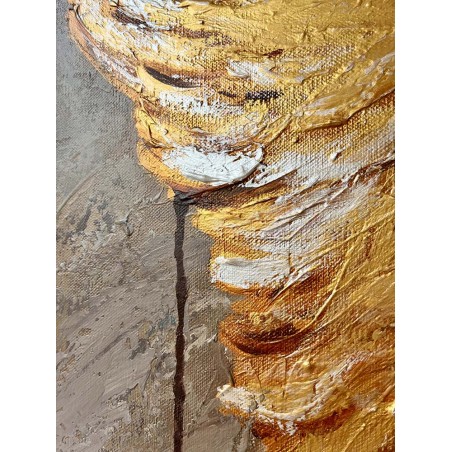  Obraz ręcznie malowany 40x60 cm Złote skrzydła Anioła