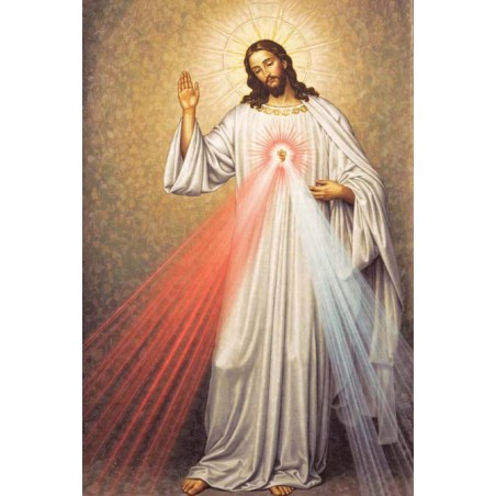  Obraz ręcznie malowany 50x70cm Jezus Chrystus Miłosiernego serca
