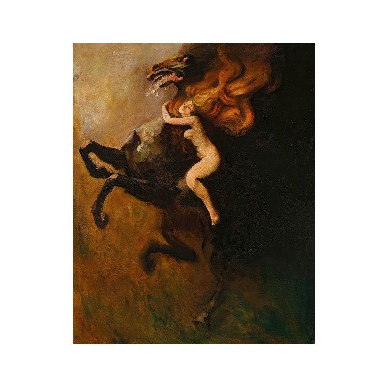  Obraz na płótnie 50x60cm Władysław Podkowiński Szał
