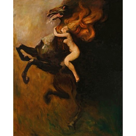  Obraz na płótnie 50x60cm Władysław Podkowiński Szał