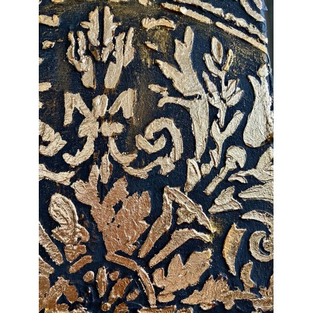  Obraz ręcznie malowany 20x75 cm x 3 TRYPTYK Złota Mandala Premium