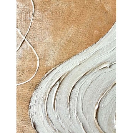  Obraz ręcznie malowany 60x90 cm Zamyślona