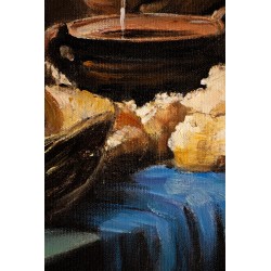 Obraz ręcznie malowany Jan Vermeer Mleczarka 110x150cm