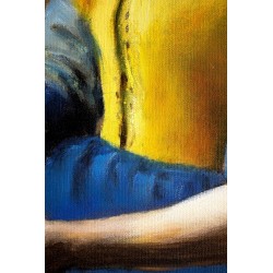 Obraz ręcznie malowany Jan Vermeer Mleczarka 110x150cm
