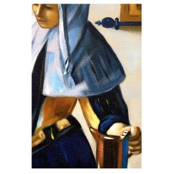  Obraz ręcznie malowany Jan Vermeer Dziewczyna z dzbanem 40x50cm
