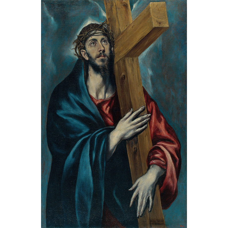  Obraz na płótnie Chrystus niosący krzyż El Greco