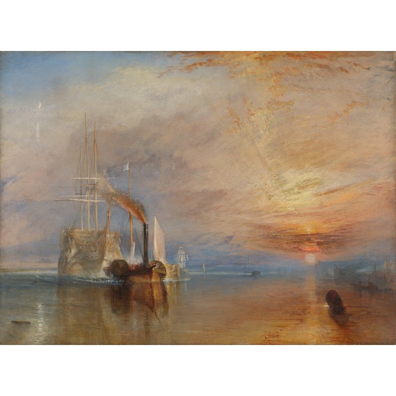  Obraz ręcznie malowany Ostatni rejs Temeraire’a William Turner