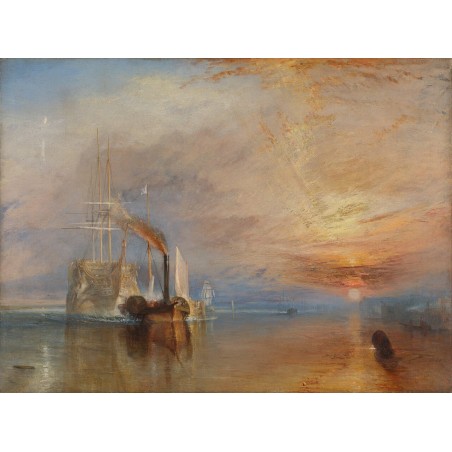  Obraz ręcznie malowany Ostatni rejs Temeraire’a William Turner