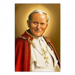  Obraz ręcznie malowany Papież Jan Paweł II