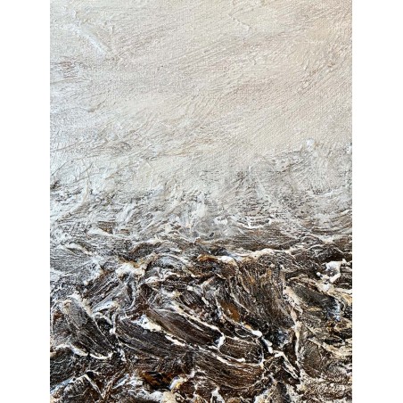  Obraz ręcznie malowany 30x40 cm Złote drzewo