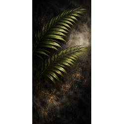  Obraz ręcznie malowany na płótnie Palma Areca tropikalna elegancja 50x100 cm