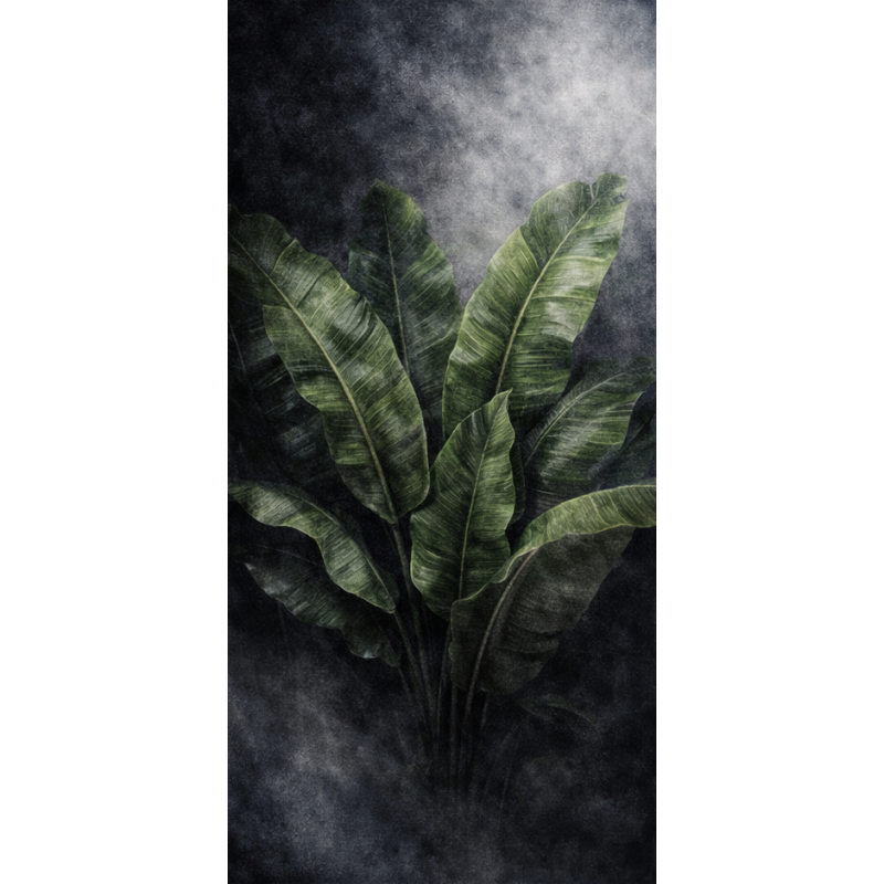  Obraz ręcznie malowany na płótnie Bananowiec 50x100 cm