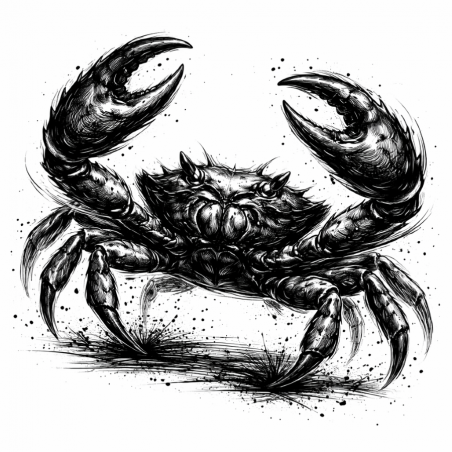  Obraz ręcznie malowany na płótnie Znak Zodiaku Rak