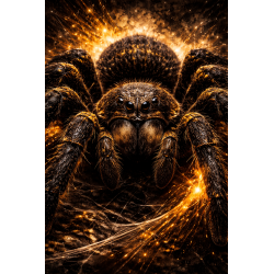  Obraz ręcznie malowany na płótnie Pająk Tarantula