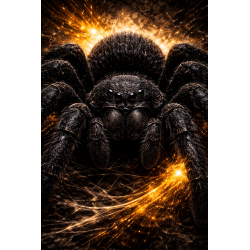  Obraz ręcznie malowany na płótnie Pająk Tarantula
