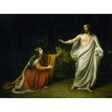  Obraz na płótnie Alexander A. Ivanov Zmartwychwstanie Chrystus i Maria Magdalena 1835