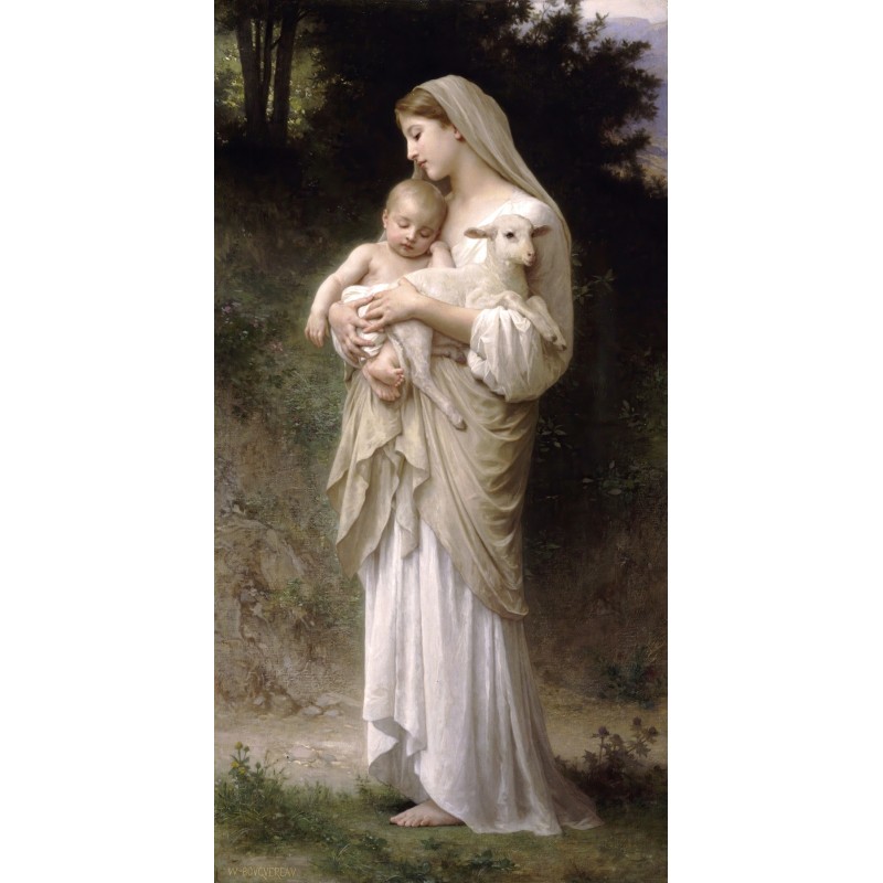  Obraz na płótnie 40x70 cm William Bouguereau Niewinność