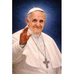  Obraz ręcznie malowany Papież Franciszek
