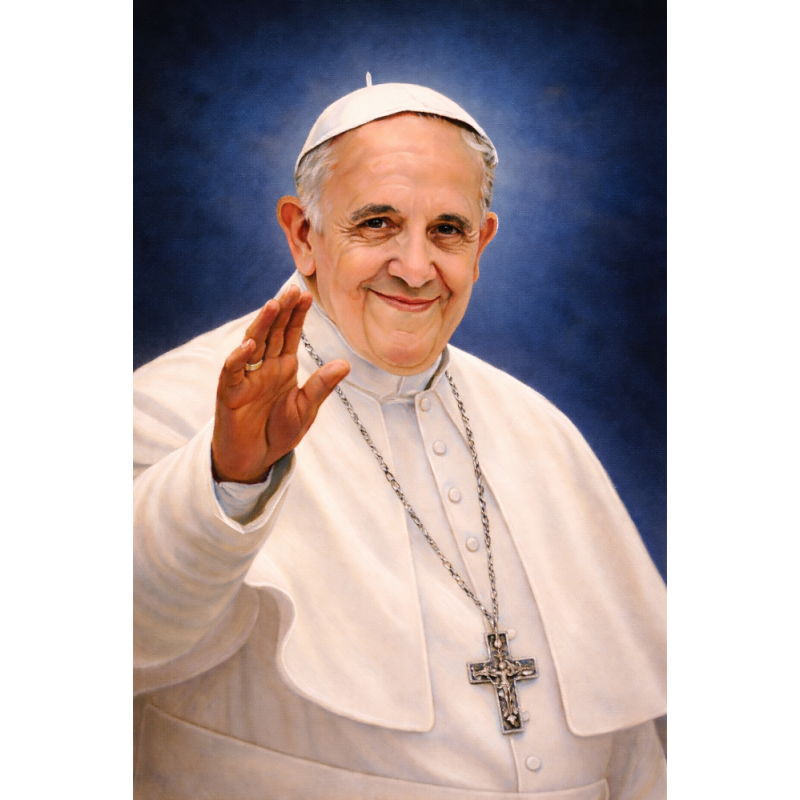  Obraz ręcznie malowany Papież Franciszek