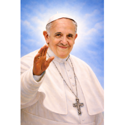  Obraz ręcznie malowany Papież Franciszek