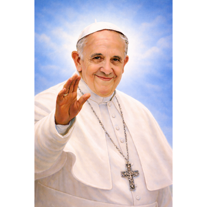  Obraz ręcznie malowany Papież Franciszek
