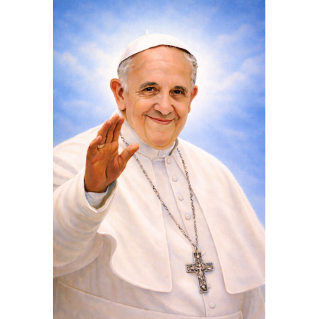  Obraz ręcznie malowany Papież Franciszek