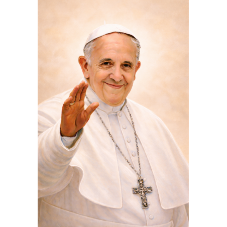  Obraz ręcznie malowany Papież Franciszek