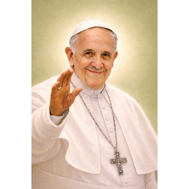  Obraz ręcznie malowany Papież Franciszek