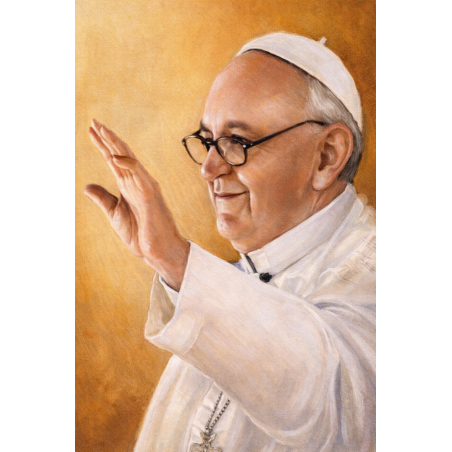  Obraz ręcznie malowany Papież Franciszek