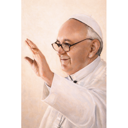  Obraz ręcznie malowany Papież Franciszek