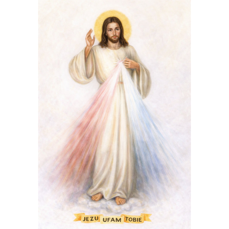  Obraz na płótnie Jezus Chrystus Jezu Ufam Tobie