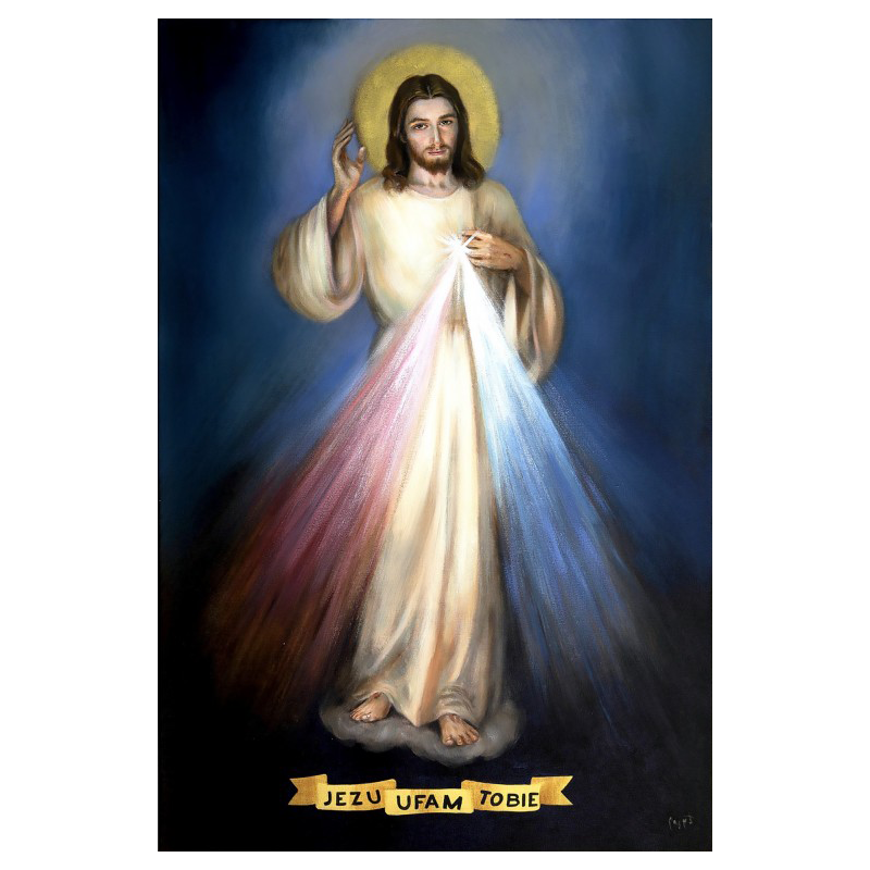  Obraz na płótnie Jezus Chrystus Jezu Ufam Tobie