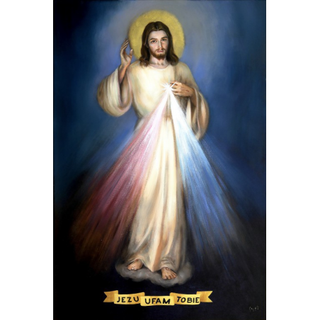  Obraz na płótnie Jezus Chrystus Jezu Ufam Tobie