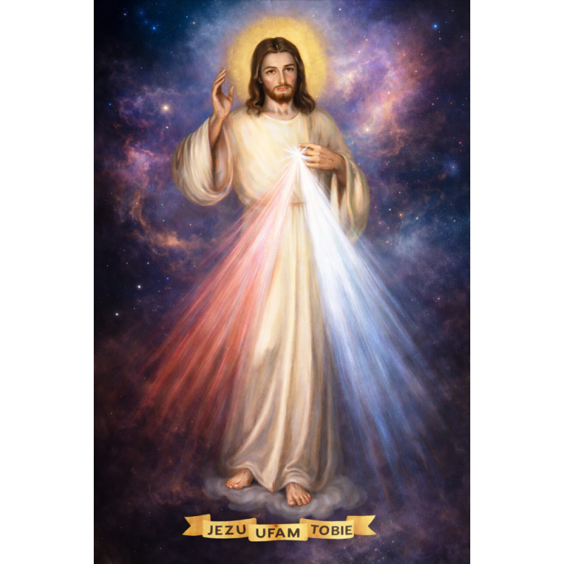  Obraz na płótnie Jezus Chrystus Jezu Ufam Tobie