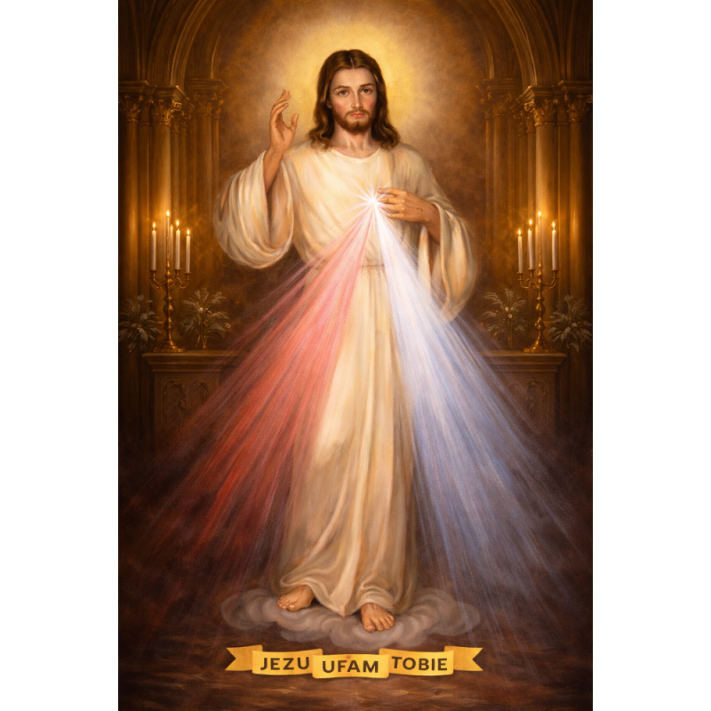  Obraz na płótnie Jezus Chrystus Jezu Ufam Tobie