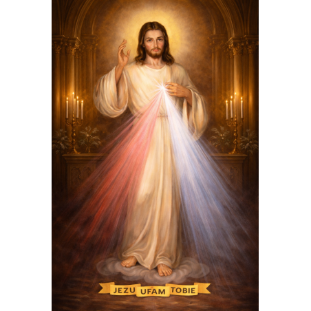  Obraz na płótnie Jezus Chrystus Jezu Ufam Tobie