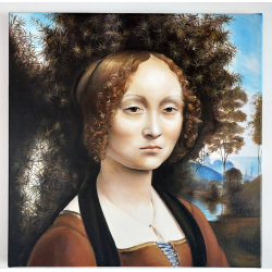  Obraz ręcznie malowany Leonardo da Vinci Ginevra de’ Benci