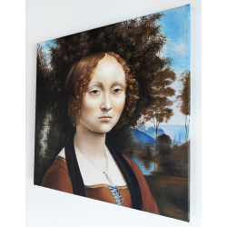  Obraz ręcznie malowany Leonardo da Vinci Ginevra de’ Benci