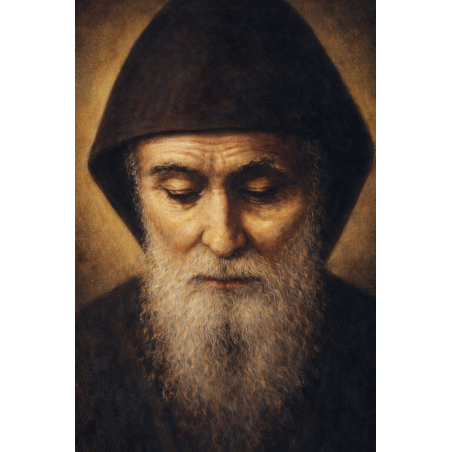  Obraz ręcznie malowany święty Charbel Makhlouf