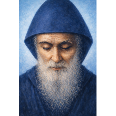  Obraz ręcznie malowany święty Charbel Makhlouf