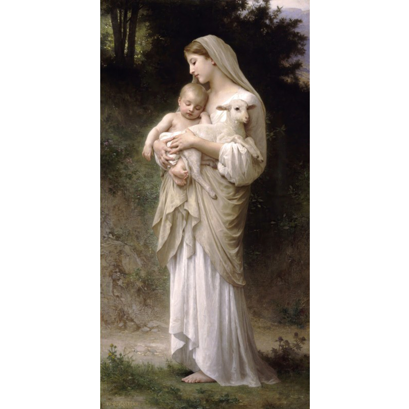 Obraz ręcznie malowany Williama Bouguereau Niewinność (1893)
