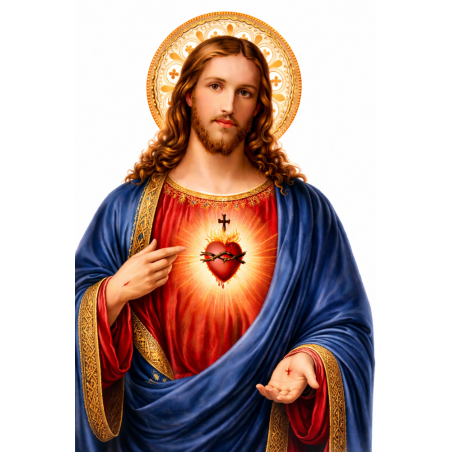  Obraz na płótnie Jezus Chrystus Miłosiernego serca
