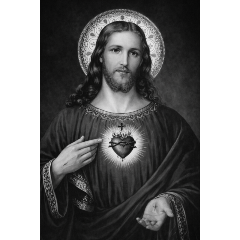  Obraz na płótnie Jezus Chrystus Miłosiernego serca