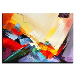  Obraz olejny ręcznie malowany 50x70cm Barwny witraż